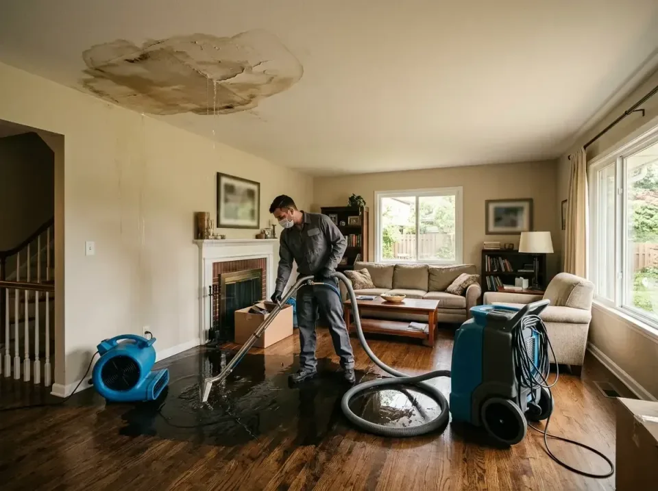 attic-pipe-burst-ceiling-drip-008 — frequently asked questions, Water Damage Restoration & Carpet Care in Vicksburg, MS
